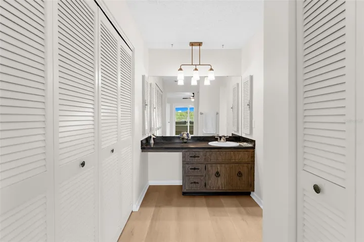 Primary bathroom 2 &amp; closets