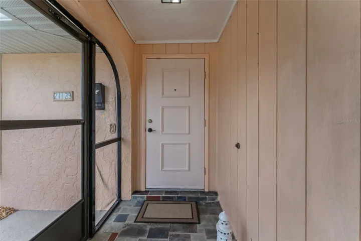 Covered porch view