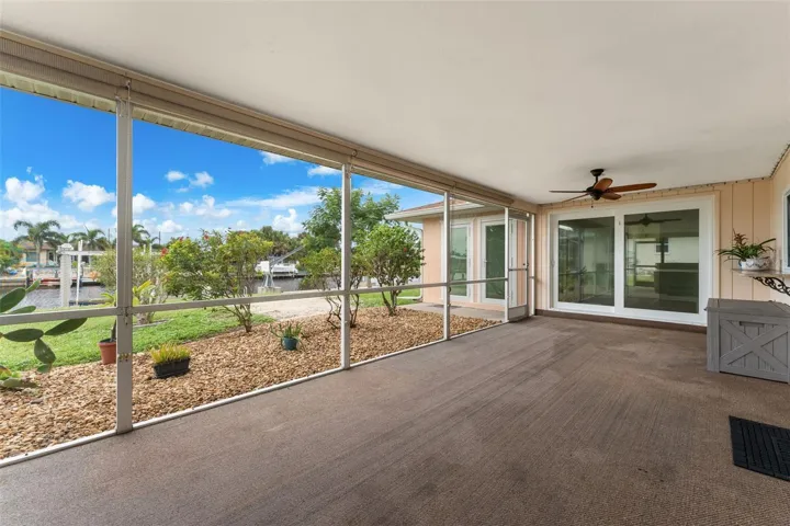 Canal views from the lanai
