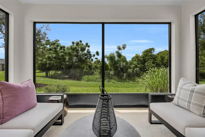 Screened patio