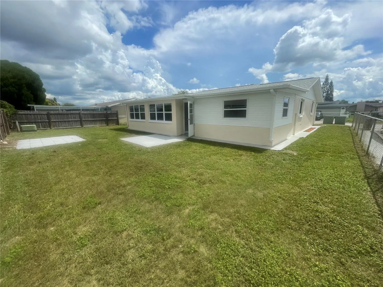 FENCED BACK YARD