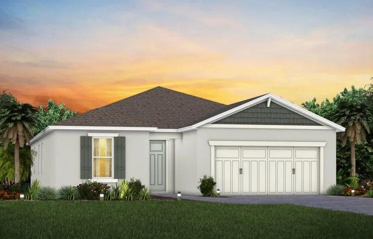 Exterior Design. Artistic rendering for this new construction home. Pictures are for illustrative purposes only. Elevations, colors and options may vary.