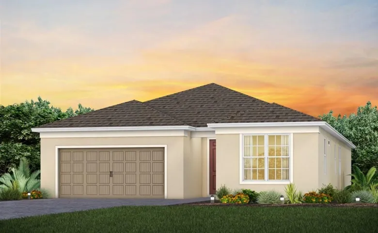 Exterior Design. Artistic rendering for this new construction home. Pictures are for illustrative purposes only. Elevations, colors and options may vary.