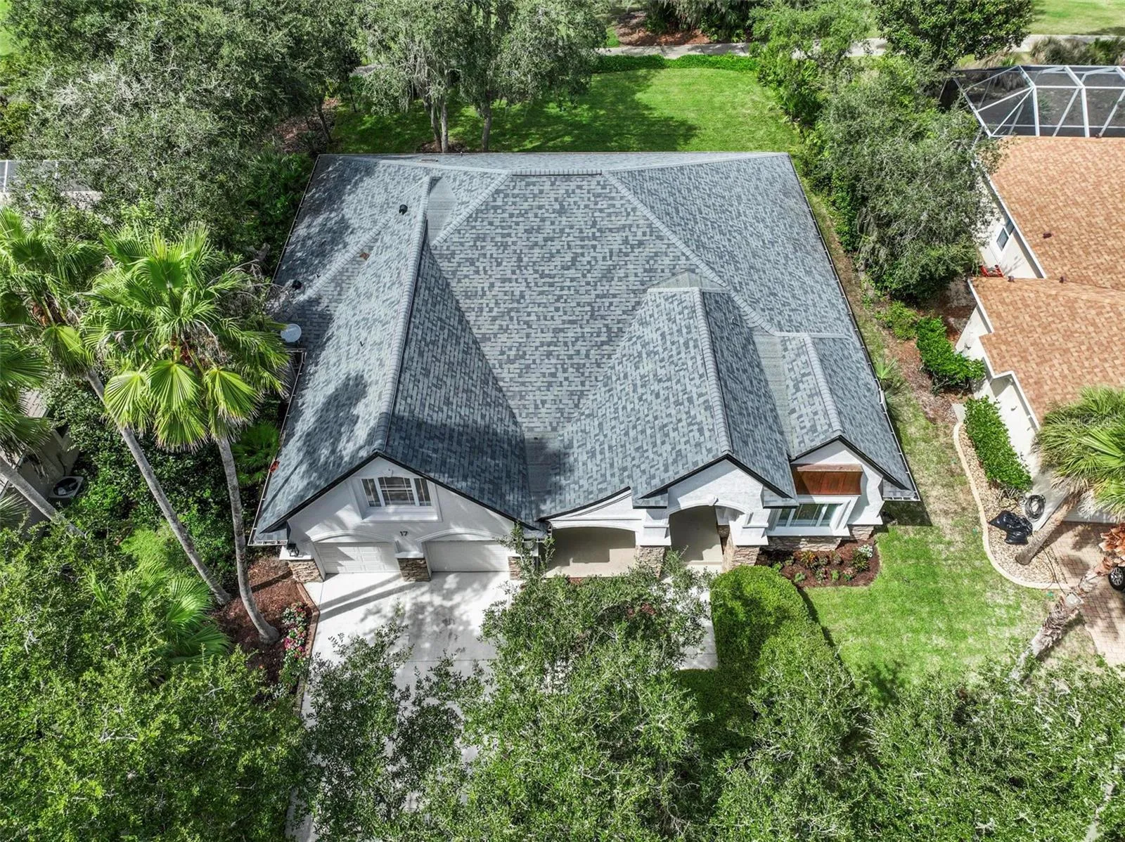Aerial View of front to back of home
