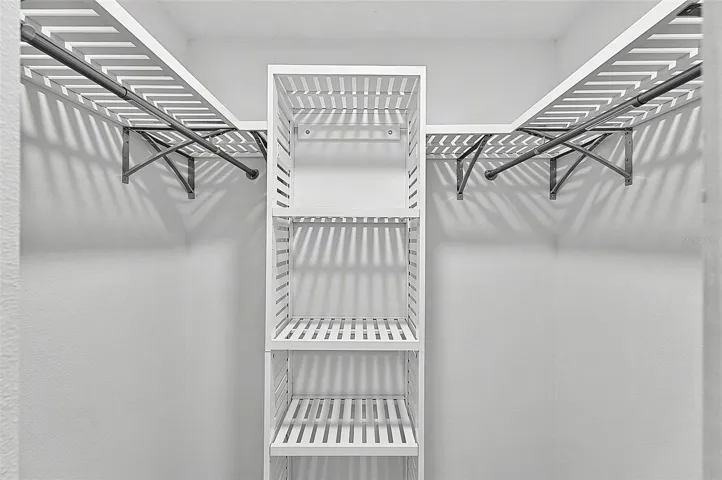 One of dual Master Closets