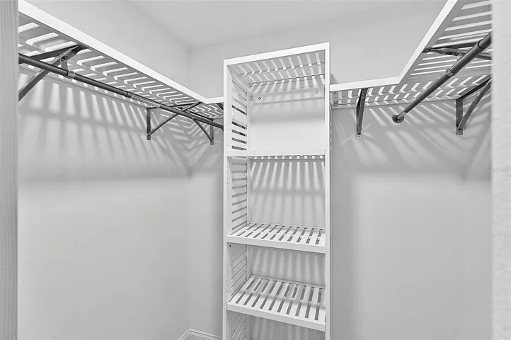 One of dual Master Closets