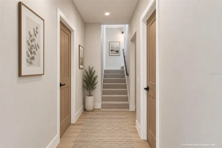 Virtual staging for illustration purposes
