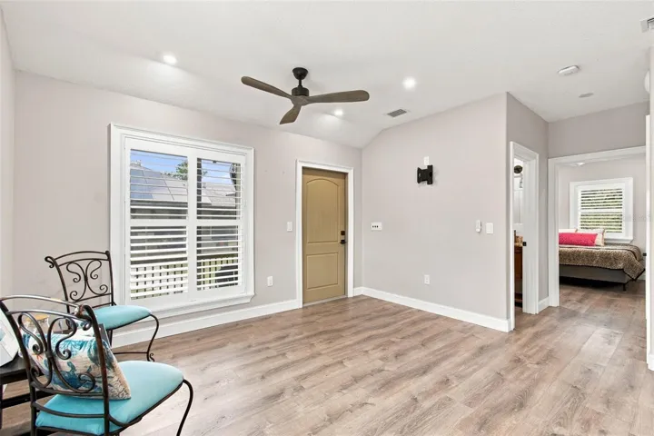 INSIDE VIEW OF GUEST COTTAGE