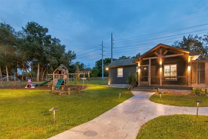 GUEST COTTAGE AND PLAYGROUND
