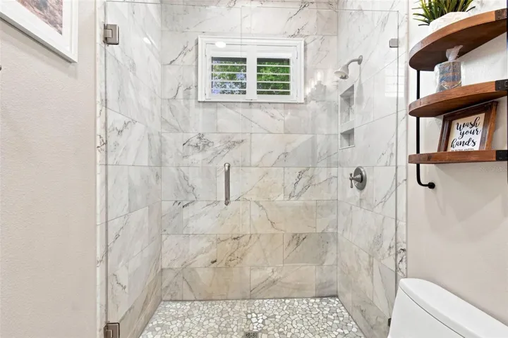 BEAUTIFUL MARBLE SHOWER