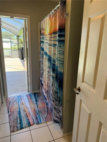 Bathroom 2 Shower door to pool