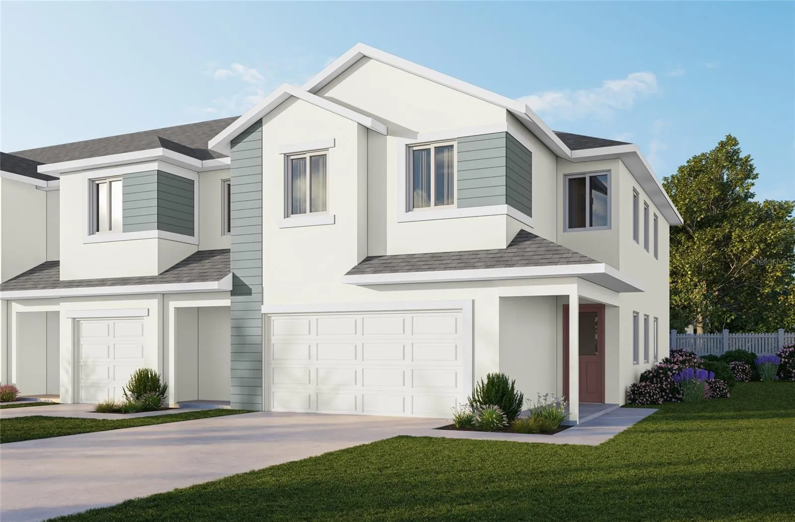 Front elevation rendering