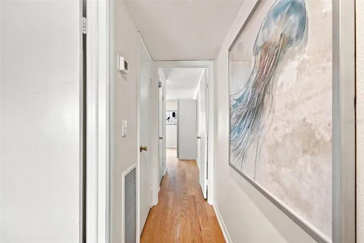 Hallway to the second bedroom