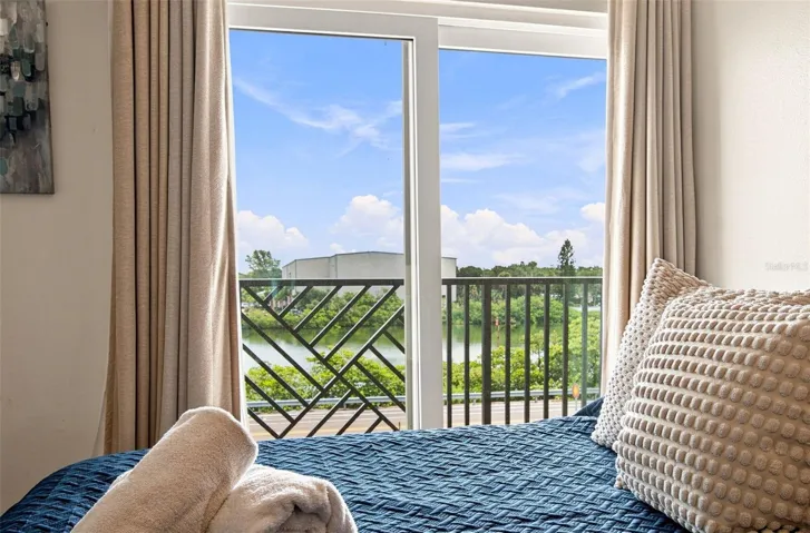 2nd Bedroom with view of the Intracoastal