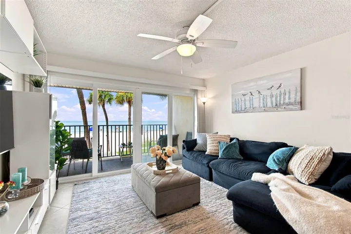 Living room with view