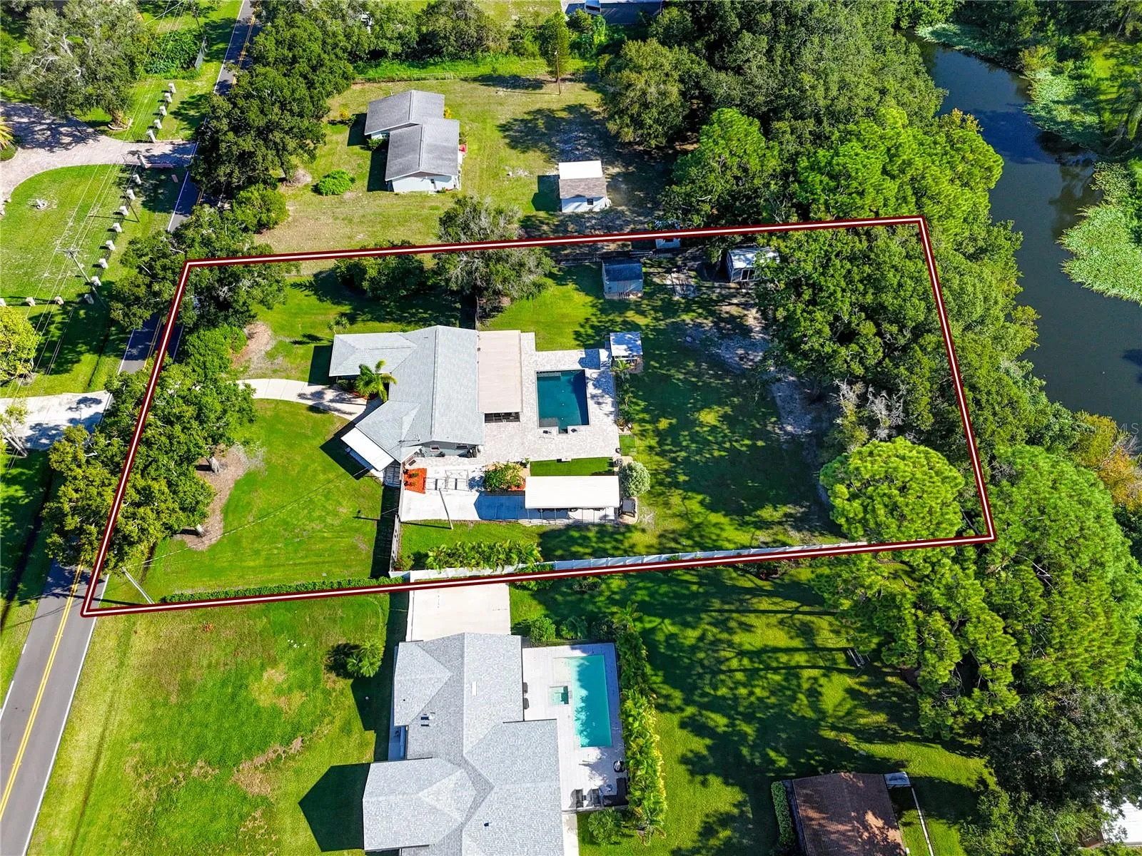 0.9 Acres of privacy and options for AirBnB! Install a pickleball court, mini-golf course, lazy river, and sports court!