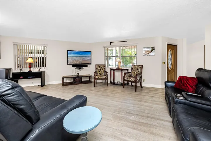 entry and living room