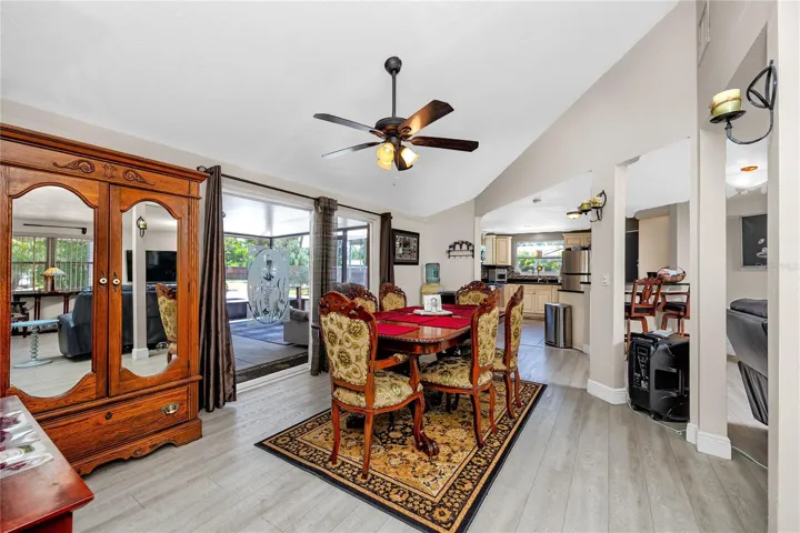 dining to patio