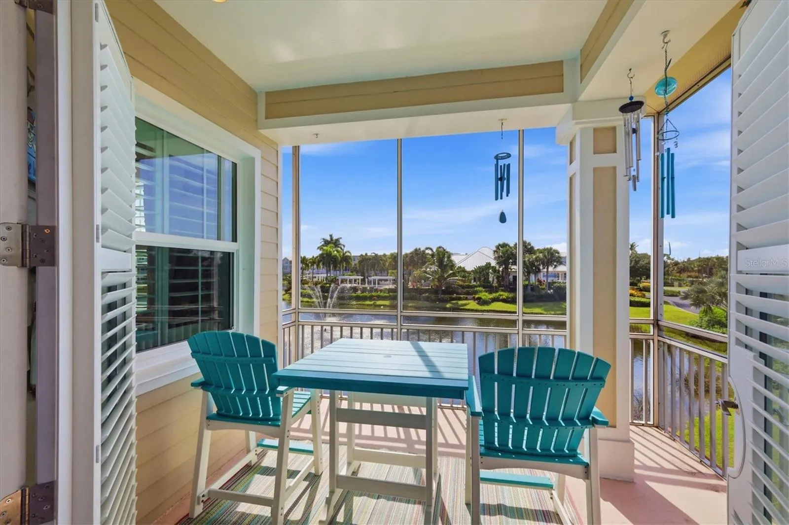 Enjoy morning coffee or afternoon libations on your private balcony