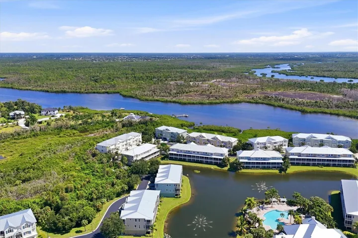 The Landings at Coral Creek is positioned overlooking Coral Creek to the East