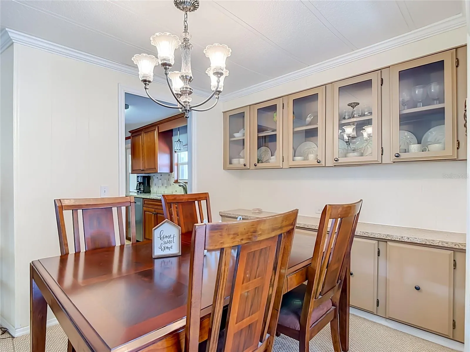 Dining Room with Built in Cabinetry