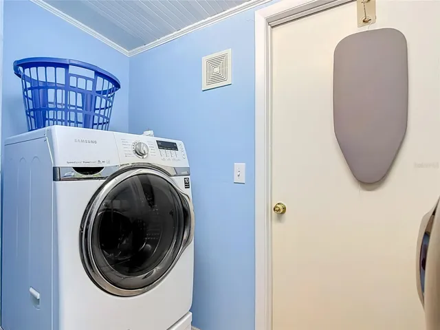 Interior laundry off of the primary Bath