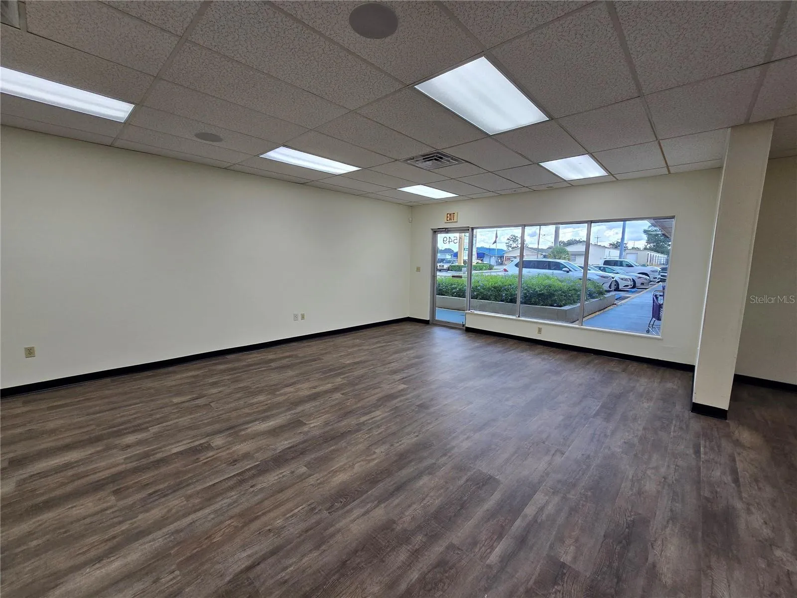 Main front area, showing display windows