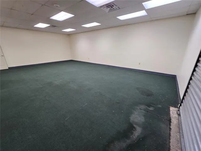 2nd area with roll up door.