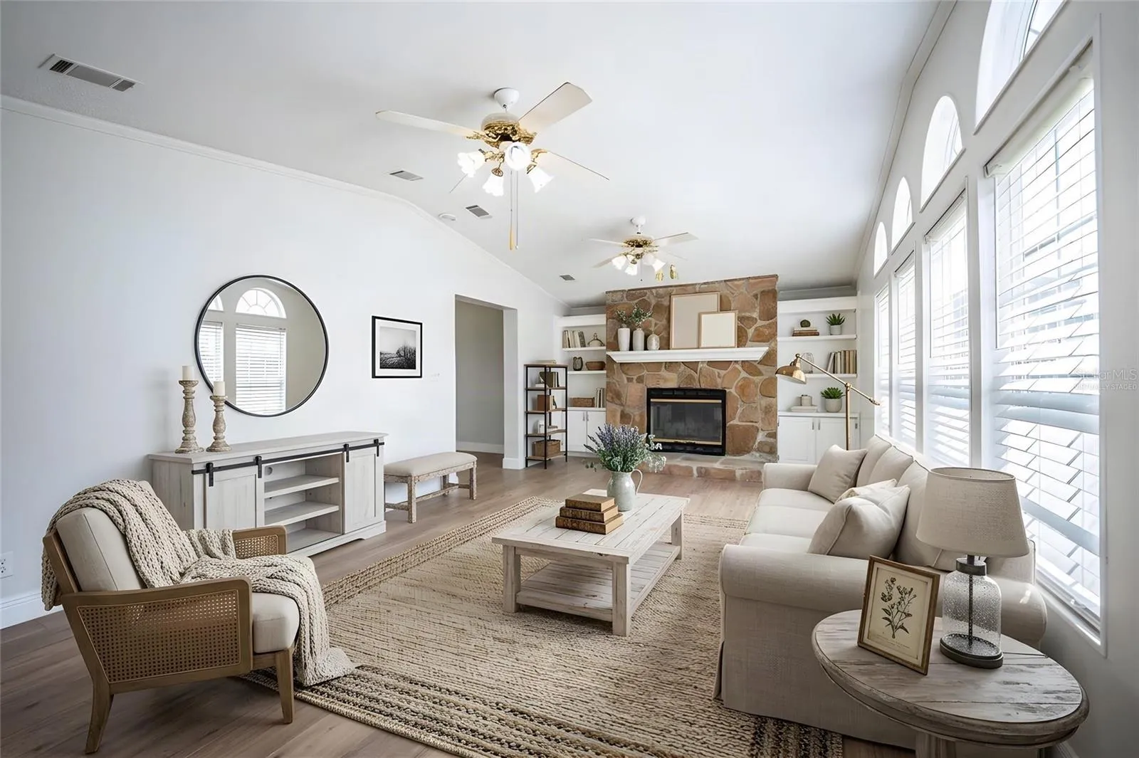 Family Room - virtually staged