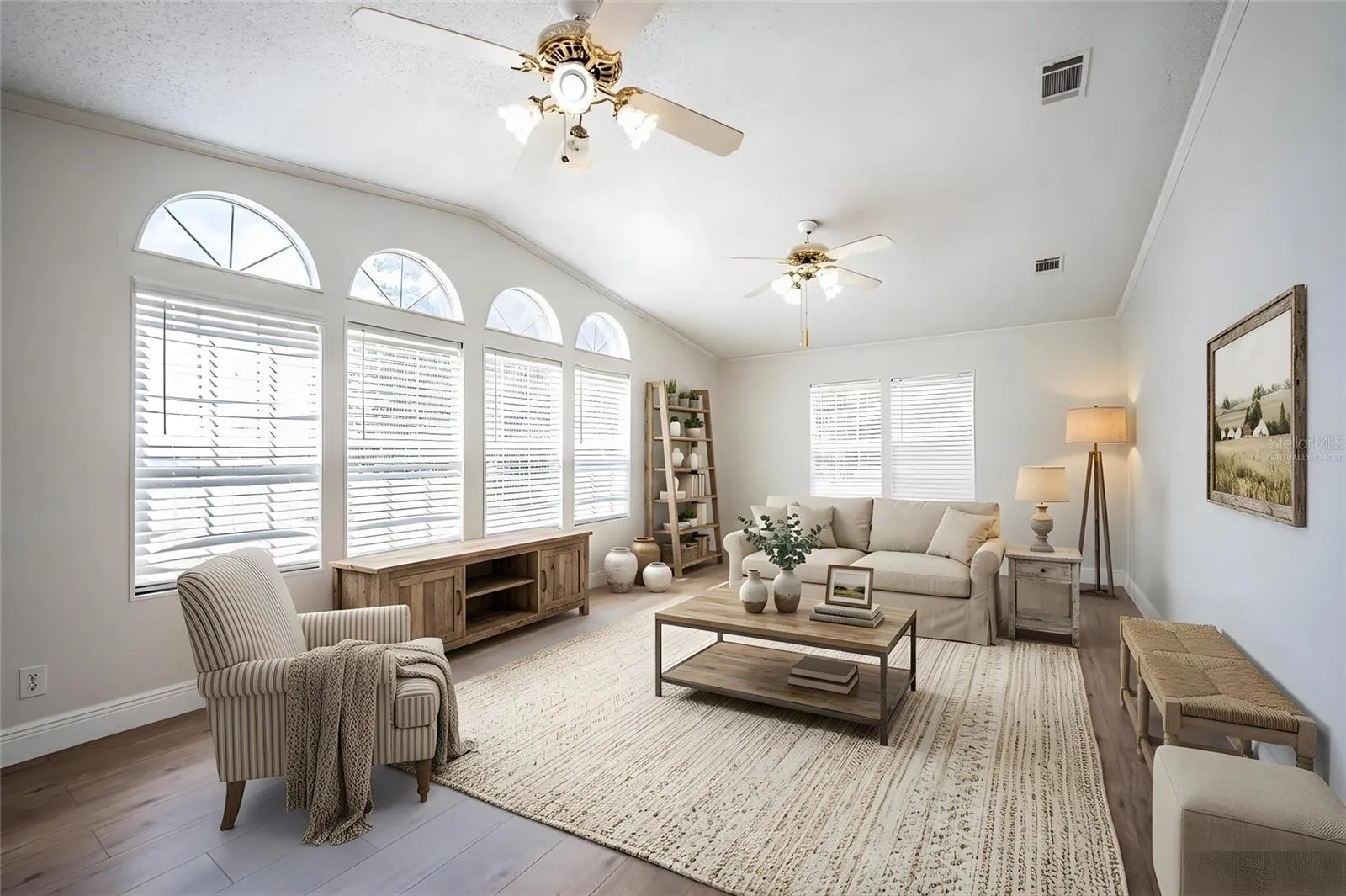 Family Room - virtually staged