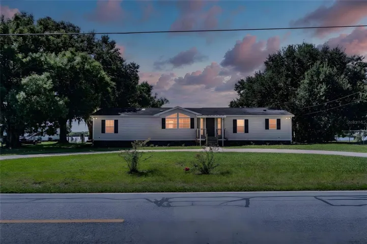 Twilight of front of house
