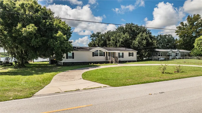 Front with circle driveway