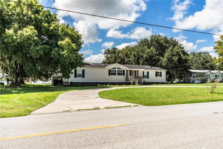 Front with circle driveway