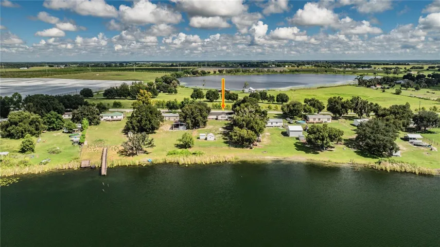 View of house from lake