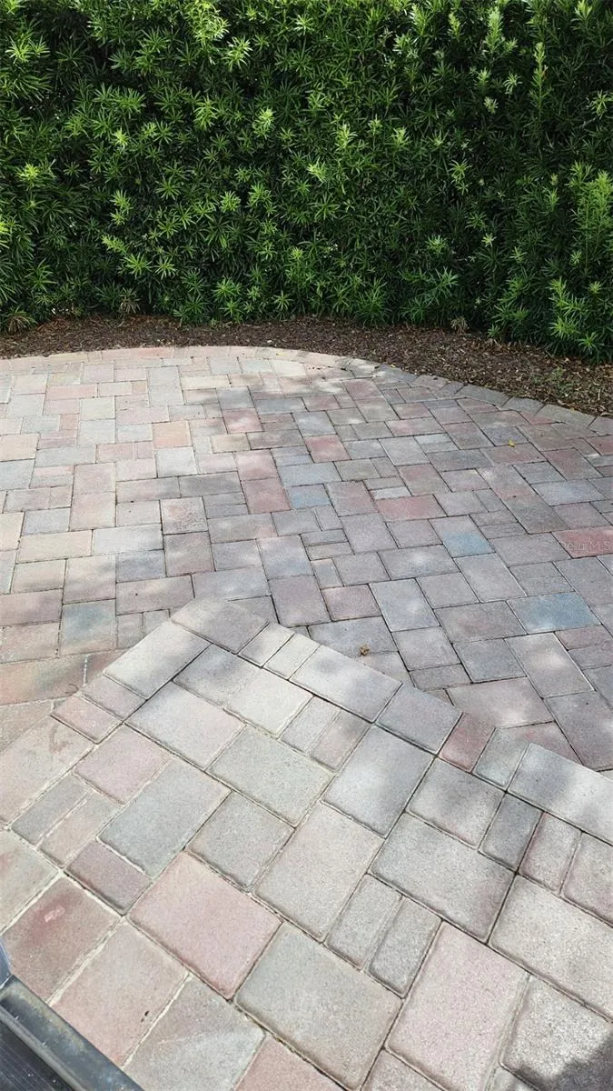 Rear Paver Patio