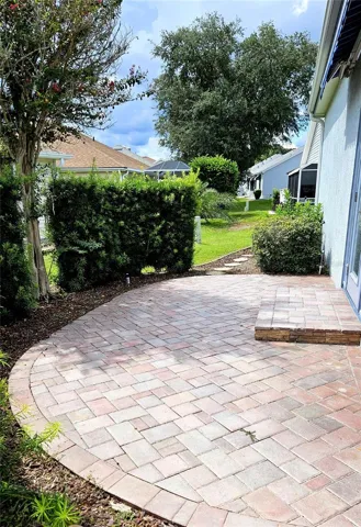 Rear Paver Patio