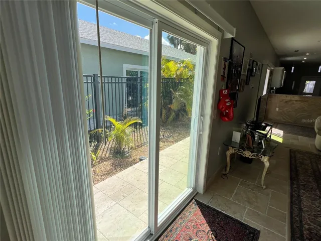 East Side Sliding Door