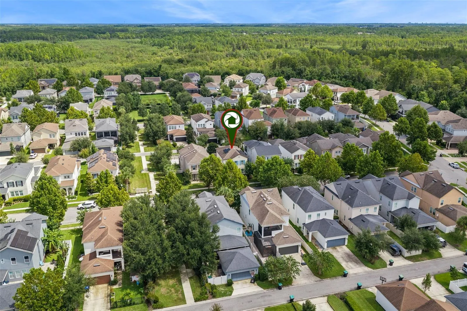 Drone overview of Latham Park North