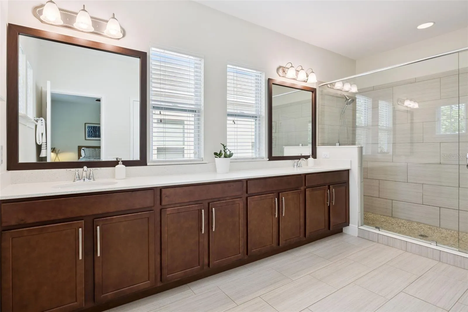Master Bathroom, with private water room, and linen closet