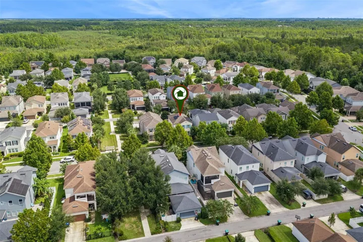 Drone overview of Latham Park North
