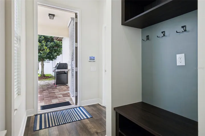 Downstairs Custom Mudroom