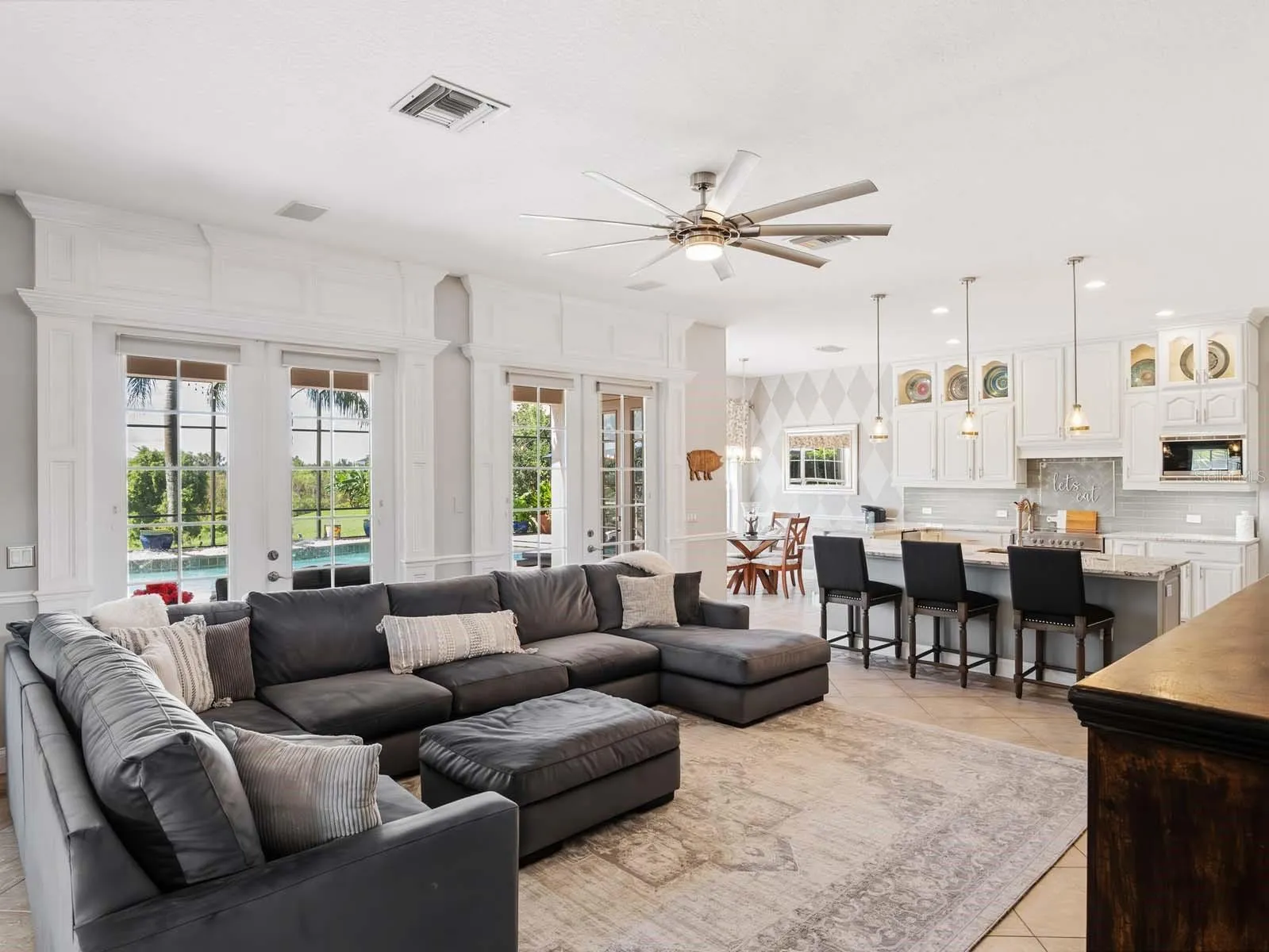 Family Room &amp; Kitchen