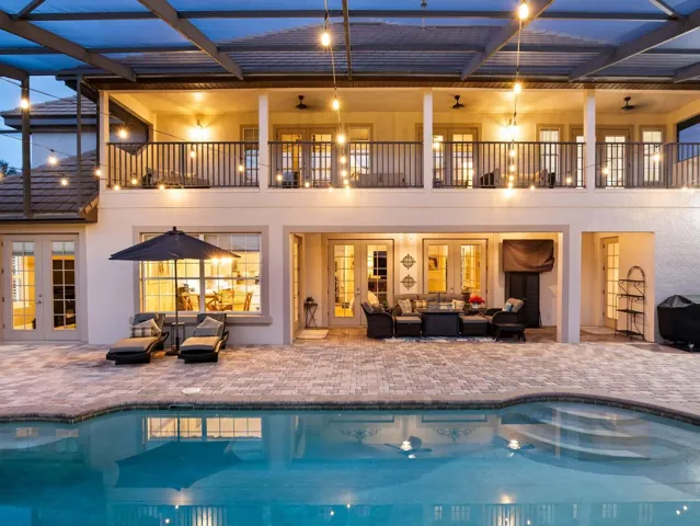 Rear Exterior and Pool