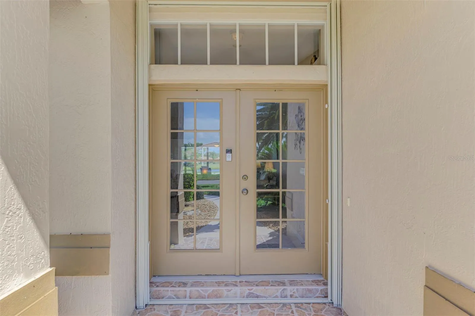 French doors entrance