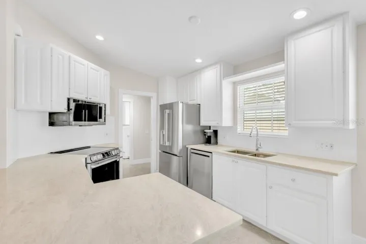 remodeled kitchen with new appliances