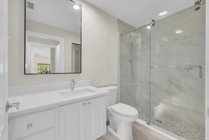 remodeled guest bathroom