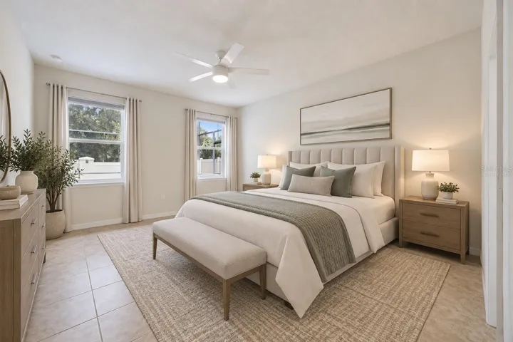 Primary Bedroom- Virtually Staged