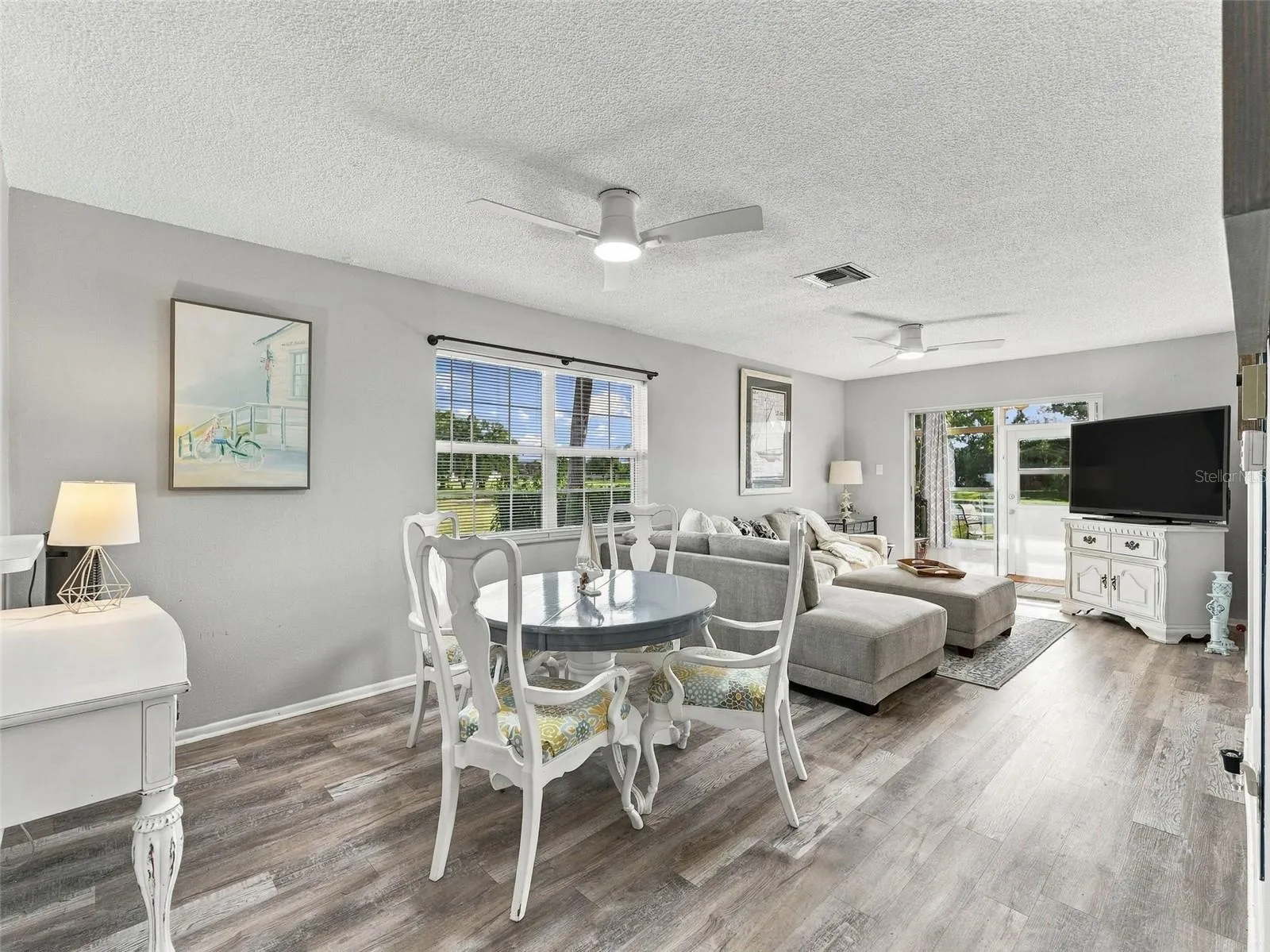 Open Concept Dining and Living Space
