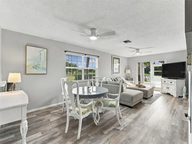 Open Concept Dining and Living Space
