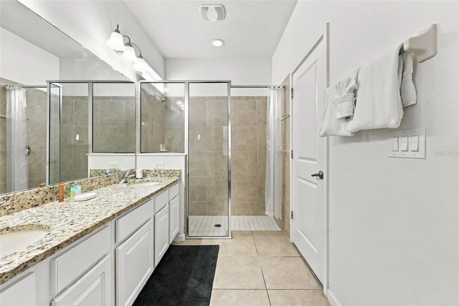 Primary bathroom #1 walk-in shower.